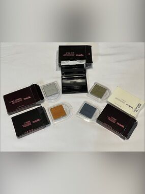 mark. Metallic Single Eyeshadow Set — Silver, Olive, Bronze, Slate, Gray